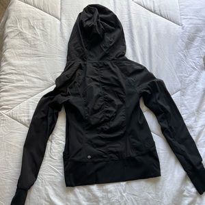 Lululemon black yoga zip up jacket